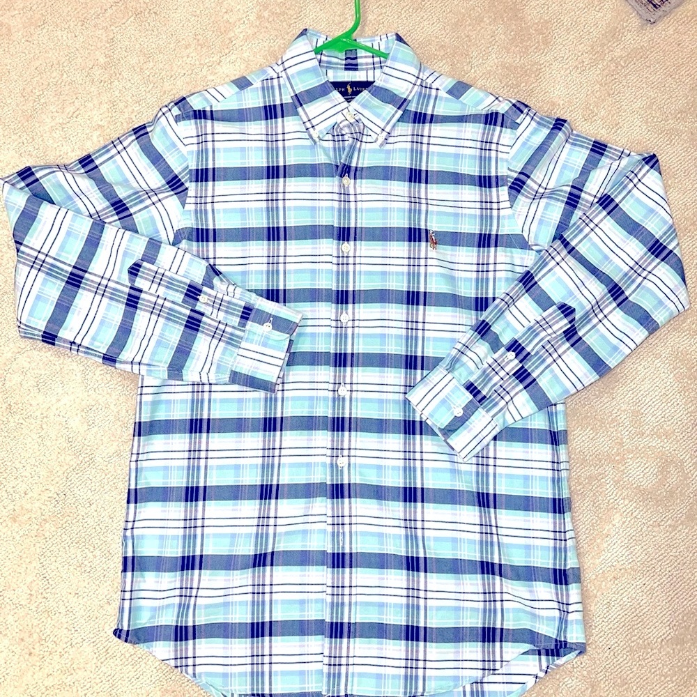 Ralph Lauren mens plaid button down size medium